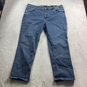 TPJ Thick Thicc Mens Blue Medium Wash Straight Leg Stretch Jeans 42x28